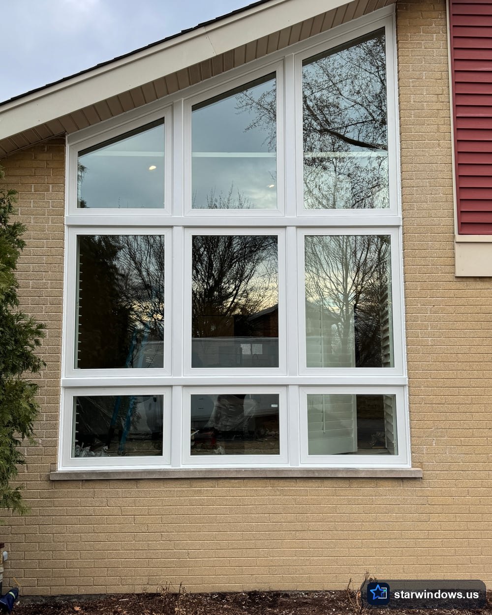 After - Window wall replacement